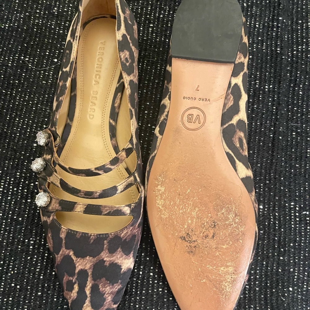 Nice flats with leapord print